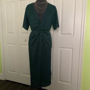 Nordstrom- All in Favor- Dolman Plussé Midi Dress
